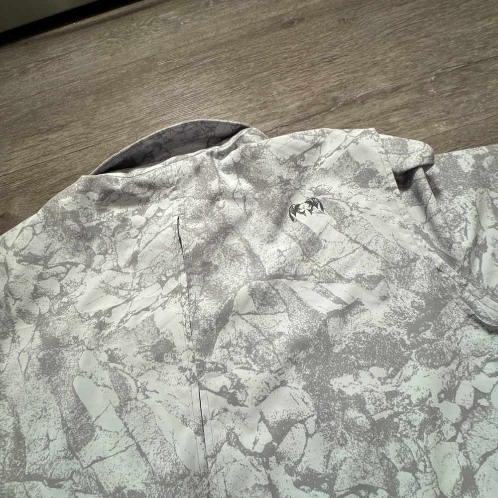 KUIU Shirt Mens XL Gray Mesa Vented Topo Camo Hunting Performance Snap Outdoor - Picture 6 of 9